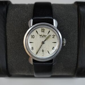Vintage Wyler Incaflex Swiss Manual Wind Watch 17 Jewels 1950s Mid-Size Runs